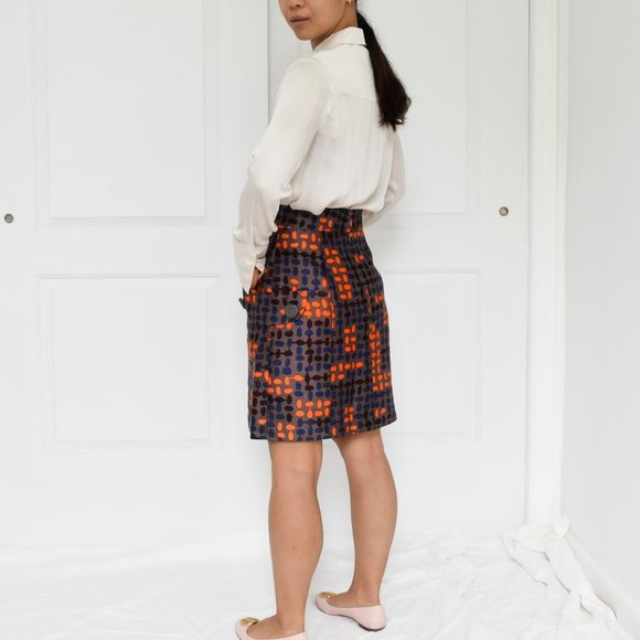 Tibi New York Wool and Silk Blend Skirt - Picture 3 of 3